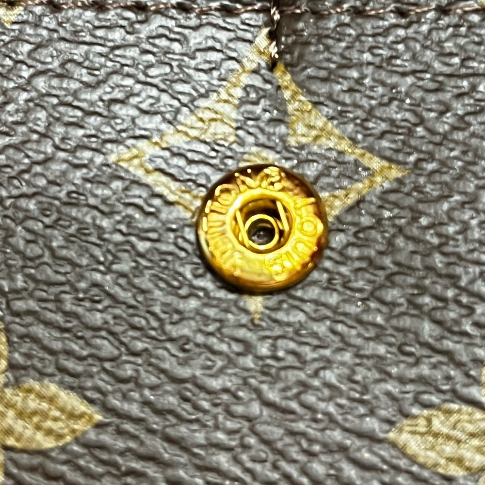 Louis Vuitton Emillie Monogram Orange Button Wallet With Box - Picture 4 of 7